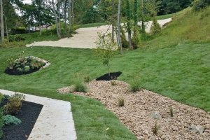 Steep Hill Erosion Control and Landscape