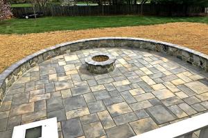 Chocolate Gray Vineer with Nicolock Natural Cleft