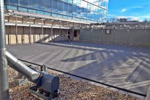 Commercial Terrace with Hanover Pedestal Pavers