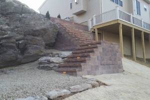 York Lighted Staircase Built into Steep Hill