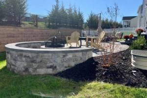 Middletown Glen Patio with Fire Pit