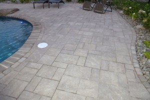 Pool Patio Installation with Landscape
