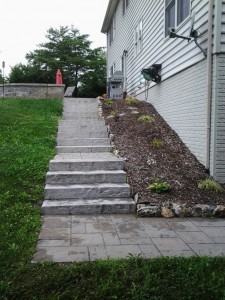 Custom Stone Stairway Frederick MD