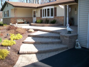 Custom Stone Stairway Frederick Maryland