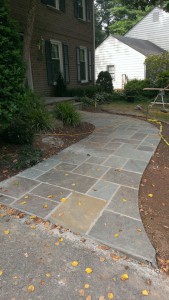 Interlocking Paver Installation in Montgomery County Maryland