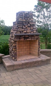 Outdoor Custom Fireplaces | Frederick Maryland