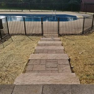 Steps to pool