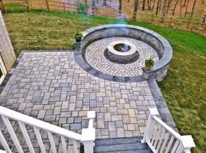 firepit patio woods