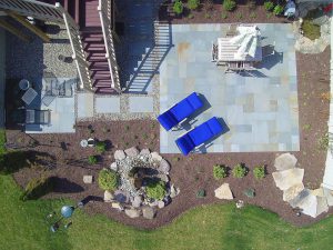 patio top view
