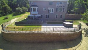 retaining wall big aerial